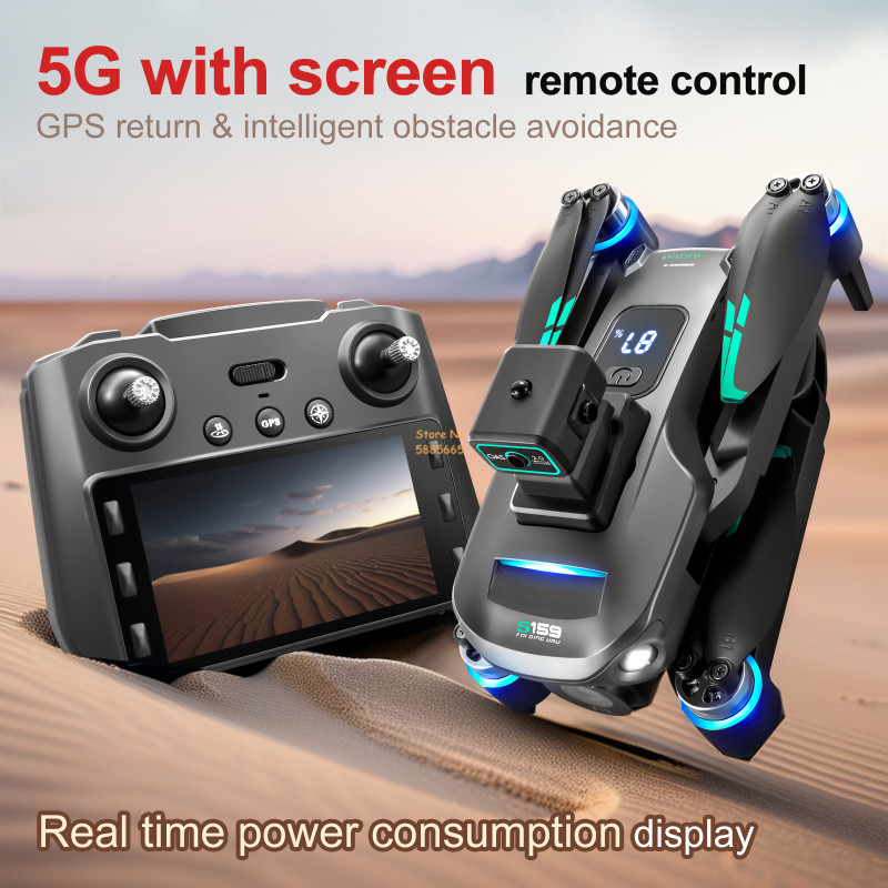 Двойная камера 8K, 5G, WIFI, F – обзор и цена Drone Cinematic